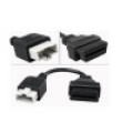 Macho de 5 pines a conector de Obdii OBD 16pin para Honda